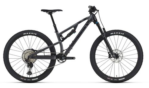 Dark gray 2022 Rocky Mountain Element Alloy 50 cross-country mountain bike