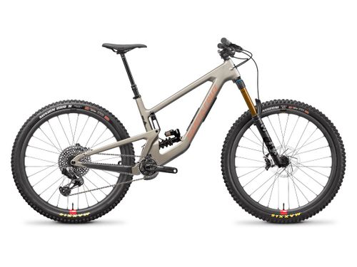 Tan 2022 Santa Cruz Megatower X01 AXS RSV Coil Carbon enduro mountain bike