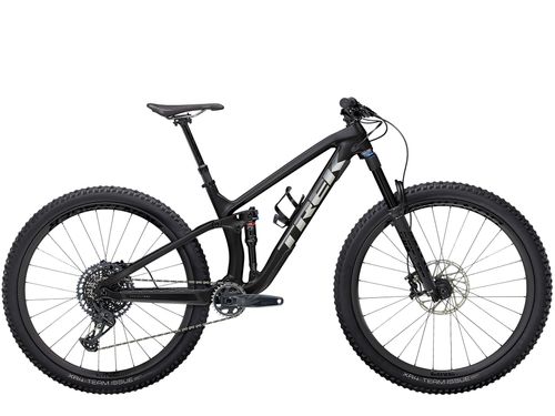 Black 2020 Trek Fuel EX mountain bike